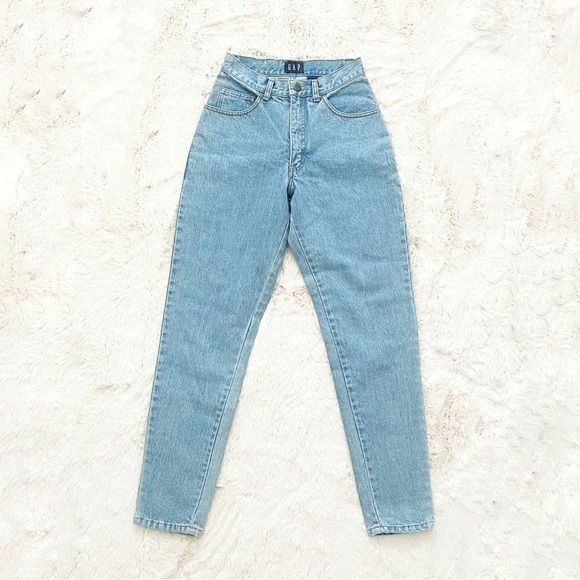 VINTAGE | Gap NWT Mom Jeans Light Wash 80s 90s - Picture 2 of 11